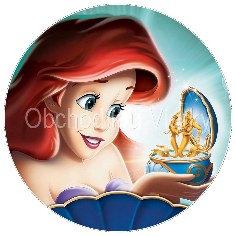 Jedlý obrázok Ariel - morská panna č.8004,09